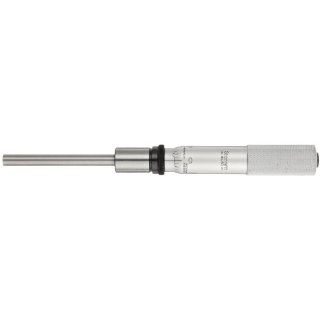 Starrett 63L Long Range Micrometer Head, 0 2" Range, 0.001" Graduation, +/ 0.0001" Accuracy, Plain Thimble, Lock Nut: Industrial & Scientific