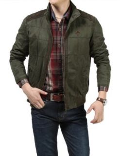 Match Men's Oxford Stand Collar Canvas Jacket Coat #JP328 at  Mens Clothing store:
