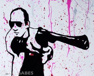 Mr. Babes "Hunter S. Thompson" Original Acrylic On Canvas Pop Art Painting : Other Products : Everything Else