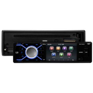 BOSS Audio BV7345 In Dash Single Din 3.2 inch Detachable Screen DVD/CD/USB/SD/MP4/MP3 Player Receiver with Remote : Car Electronics