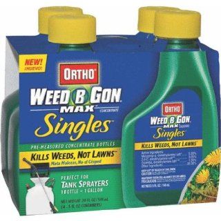 Ortho Weed B Gon MAX 5 Ounce Singles   4 Pack 0396310 (Discontinued by Manufacturer) : Weed Killers : Patio, Lawn & Garden