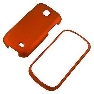 Dark Orange Rubberized Protector Case for Samsung Galaxy Appeal i827: Cell Phones & Accessories