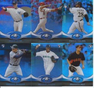 2011 Bowman Baseball Platinum Series Complete Mint 100 Card Set Including Derek Jeter, Ryan Howard, Buster Posey, Albert Pujols, Dustin Pedroia, Brandon Belt, Jeremy Hellickson, Michael Pineda and Many Others!: Sports Collectibles