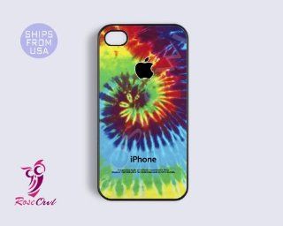 Colorful Swirl Tire Dye Design Iphone 4 Case, Iphone 4s Covers   Coolest Hard: Cell Phones & Accessories