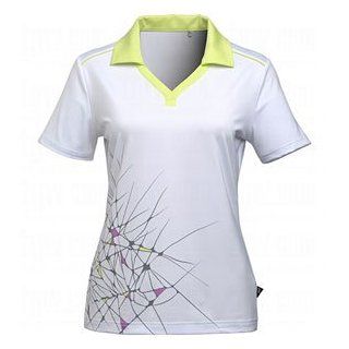 Nivo Golf 2013 Women's Short Sleeve Polo Shirt Top White Medium NI3210132 : Apparel : Sports & Outdoors