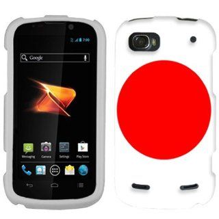ZTE Warp Sequent Japanese Flag Hard Case Phone Cover Cell Phones & Accessories