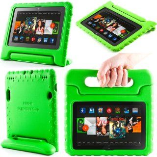 i Blason ArmorBox Kido Series for  Kindle Fire HDX 7 Inch Tablet [Not Compatible with Kindle Fire HD 7] Light Weight Super Protection Convertiable Stand Cover Case Kids Friendly (Green): Kindle Store
