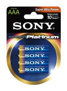 Sony Stamina Platinum Alkaline AAA Batteries (4 Pack) Electronics