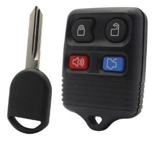 2000 00 Ford Taurus Keyless Entry Remote and Uncut Transponder Key Blade: Automotive