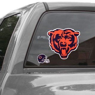 Chicago Bears Repositionable Logo Decal Set  Sports Fan Automotive Decals  Sports & Outdoors