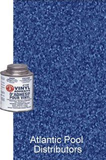 Swimming Pool Patch Kit (KIT2014) Vinyl Liner, BLUE GRANITE, (1) Pc. Of 2 Ft. x 8 inches. W/ 1 ea. 4oz. Glue and Instructions. *Above or Under Water Repair Safe, Strong & Durable. : Swimming Pool Maintenance Kits : Patio, Lawn & Garden