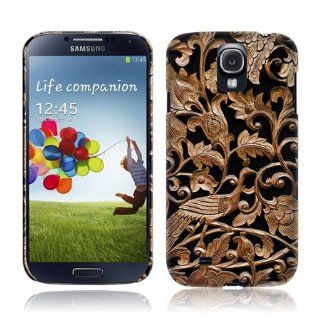 TaylorHe Ancient Wood Texture Samsung Galaxy S4 Hard Case Printed Samsung Galaxy S4 Cases UK MADE All Around Printed on Sides 3D Sublimation Highest Quality: Cell Phones & Accessories