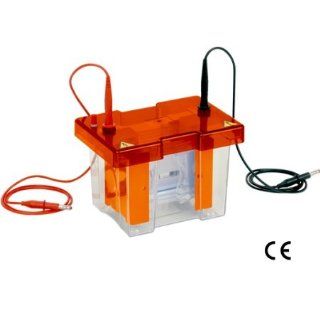 Satori Bio Complete Mini Vertical Gel Electrophoresis Apparatus   Mini 10x10cm Dual, 2 sets of Glass plates with 1mm thick bonded spacers, 2x12 samples, 1mm thick combs, cooling pack, dummy plate and casting base. This also includes a Mini 300V Power suppl