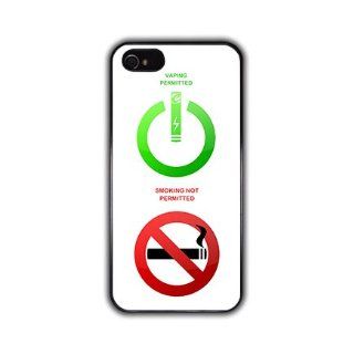 VAPING PERMITTED Black Slim Hard Phone Case Designed Protector Accessory for Apple Iphone 5 *Also Available for Iphone Apple 4 4S 4G and Samsung Galaxy S3* AT&T Sprint Verizon Virgin Mobile: Cell Phones & Accessories