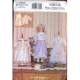 Vogue 7442   18 Inch Heirloom Doll Clothes   Early 1900s (Vogue Doll Collection, Also sold as Vogue 760): Teresa Layman Designs: Books