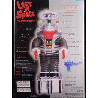 Classic Lost In Space B9 ROBOT Electronic light, sound, & Motion 10" Action Figure (1997 Trendmasters): Toys & Games