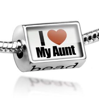 Beads "I Love My Aunt"   Pandora Charm & Bracelet Compatible: NEONBLOND Jewelry & Accessories: Jewelry