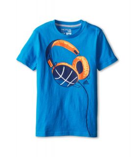 adidas Kids Phones Tee Boys T Shirt (Blue)