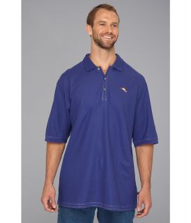 Tommy Bahama Big & Tall Big Tall Emfielder Polo Shirt Mens Short Sleeve Pullover (Blue)