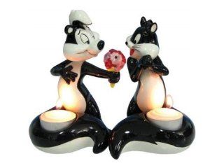 Looney Tunes Pepe Le Pew & Penelope Tealight: Home Improvement