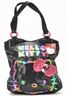 Sanrio Hello Kitty Sparkling Bling Bling Rainbow in the Dark Tote Bag and Hello Kitty Umbrella Set Toys & Games