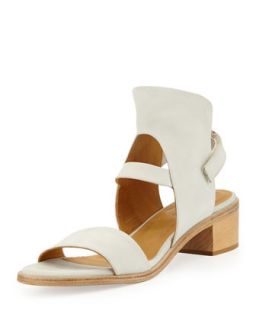 Coclico Tyrion Leather City Sandal, White