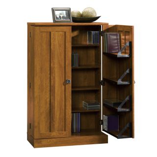 Sauder August Hill Oiled Oak 13 Shelf Office Cabinet