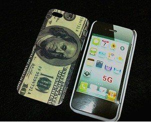 iPhone 5 Hard Case/Cover/Protector One Hundred Dollar Bill Style: Cell Phones & Accessories
