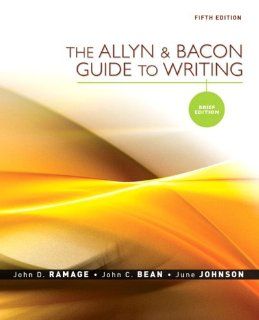 Allyn & Bacon Guide to Writing Brief Edition Value Package (includes What Every Student Should Know About Citing Sources with MLA Documentation) 9780205662234 Literature Books @