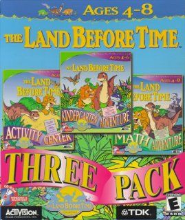 The Land Before Time 3 Pack (Activity Center, Kindergarten Adventure, Math Adventure): Video Games