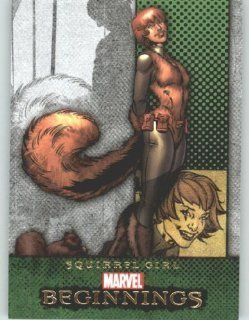 Marvel Beginnings #190 Squirrel Girl (Non Sport Comic Trading Cards)(Upper Deck   2012 Series 2): Toys & Games