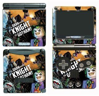 Batman Begins The Dark Knight Rises Joker Bane Movie Cartoon Video Game Vinyl Decal Cover Skin Protector for Nintendo GBA SP Gameboy Advance Game Boy Video Games