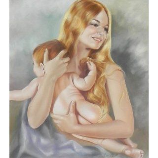 Art: Mothers Love : Oil : Lynn Lupetti