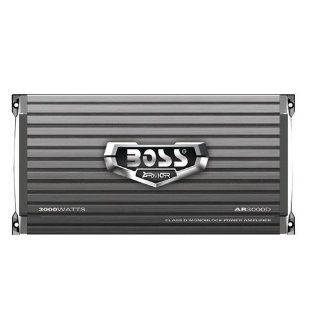 BOSS Audio AR3000D Armor 3000 watts Monoblock Class D 1 Channel 1 Ohm  Stable Amplifier with Remote Subwoofer Level Control: Car Electronics