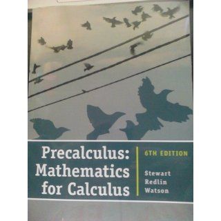 Precalculus Mathematics for Calculus Redlin, Watson Stewart 9781133439745 Books