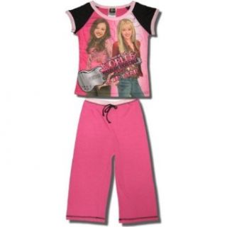 Hannah Montana "Best of Both Worlds" Short Sleeve, Capri bottom pajamas   girls   7/8X Clothing