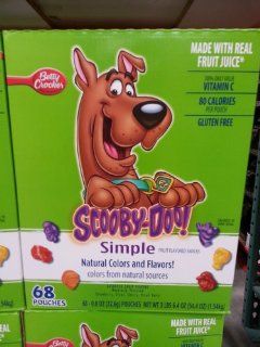Scooby Doo Simple Fruit Snacks 68 Ct. : Graham Crackers : Grocery & Gourmet Food