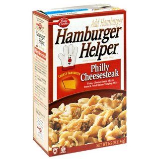 Betty Crocker Hamburger Helper Philly Cheesesteak, 6.5 Ounce Boxes (Pack of 12) : Grocery & Gourmet Food
