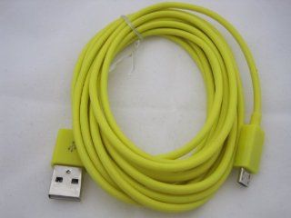 Electronics.game.store YELLOW 3m 10 Ft Micro USB Data Sync Charger Cable for Samsung Galaxy S S3 I9300 S2 I9100: Cell Phones & Accessories