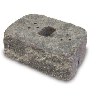allen + roth Luxora Tan/Charcoal Country Manor Retaining Wall Block (Common 16 in x 6 in; Actual 16 in x 6 in)