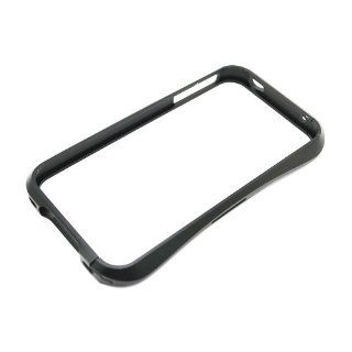 Cell Phone Snap on Cover Fits Apple iPhone 4 4S Metal Bumper X Black AT&T, Verizon (does NOT fit Apple iPhone or iPhone 3G/3GS or iPhone 5/5S/5C): Cell Phones & Accessories