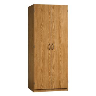 Sauder 29 1/8 x 71 1/8 Oregon Oak Wardrobe/Storage Cabinet
