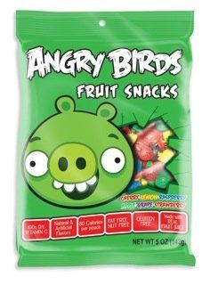 "Angry Birds" Fruit Snacks Green 5 Ounce Pk. : Gummy Candy : Grocery & Gourmet Food