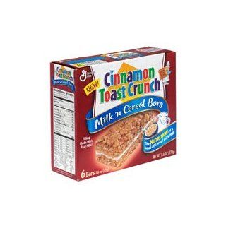 General Mills Cinnamon Toast Crunch Milk 'n Cereal Bars (Case Count: 10 per case) (Case Contains: 60 Bars) : Breakfast Cereal Bars : Grocery & Gourmet Food