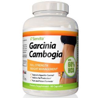 Garcinia Cambogia Extract with 60% HCA (Hydroxycitric Acid)   1000 Mg Per Serving. Premium Natural Weight Loss Supplement Contains Pure Extract (Fruit Rind) with Calcium and Potassium for Best Results. Absolutely No Fillers or Artificial Ingredients   Full