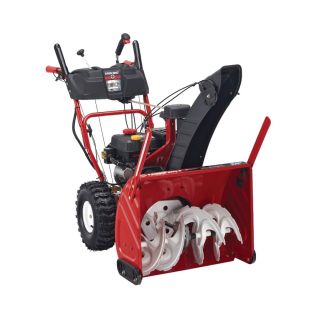 Troy Bilt 208 cc 24 in 2 Stage Electric Start Gas Snow Blower with Heated Handles and Headlight