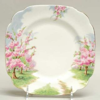 Royal Albert Blossom Time Salad Plate, Fine China Dinnerware   Hampton, Landscap