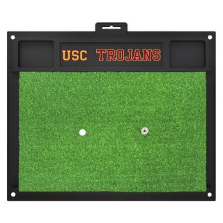 Fanmats NCAA USC Trojans Golf Hitting Mats   Green/Black (20 L x 17 W x 1 H)