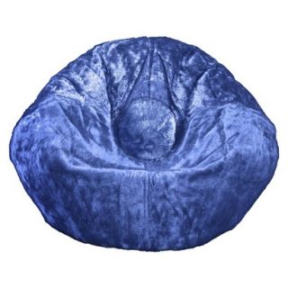 Bean Bag Chair: Ace Bayou Chenille Bean Bag Chair   Royal Blue