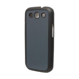 Versio Mobile VM 20259 Brushed Aluminum Case for Samsung Galaxy S III   Black/Blue Cell Phones & Accessories